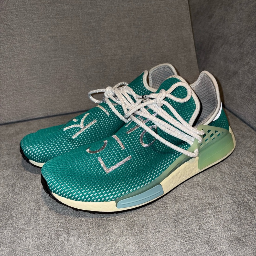 Adidas Men's NMD Hu Green Sneakers